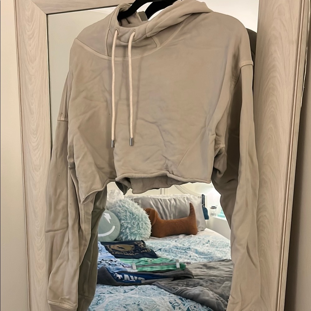 Stori by Katy Hearn cropped hoodie in Dune